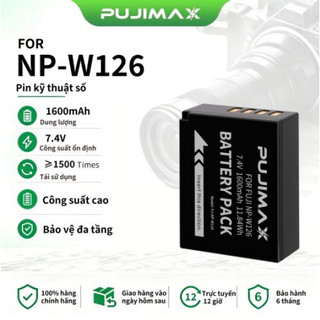 Pin Fujifilm NP-W126 1600mAh 7.4V Dung Lượng Cao Pin Máy Ảnh X-T30 X-T20 X-A7 X-E3 X-T100