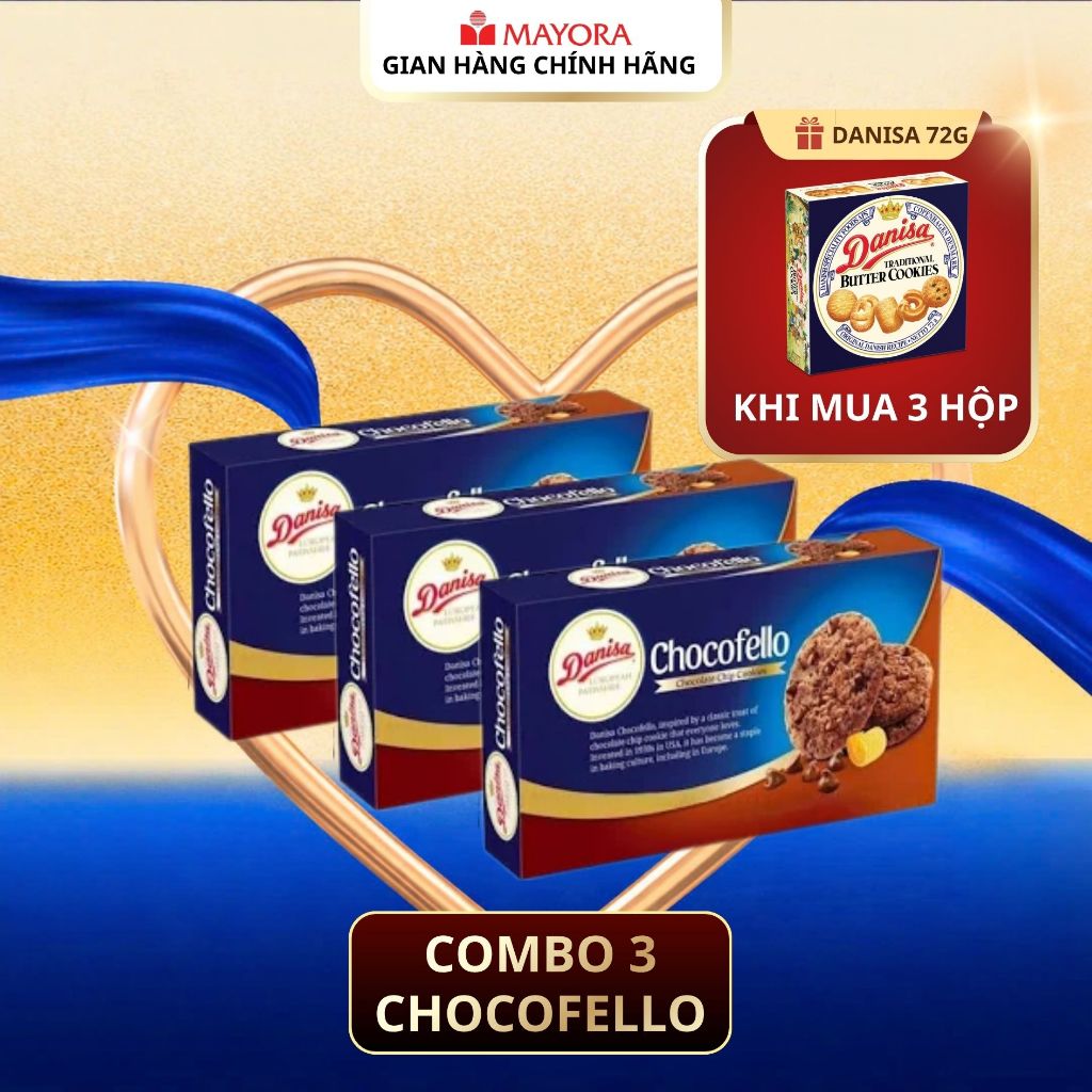 Bánh Quy Mayora Danisa Chocofello 150G