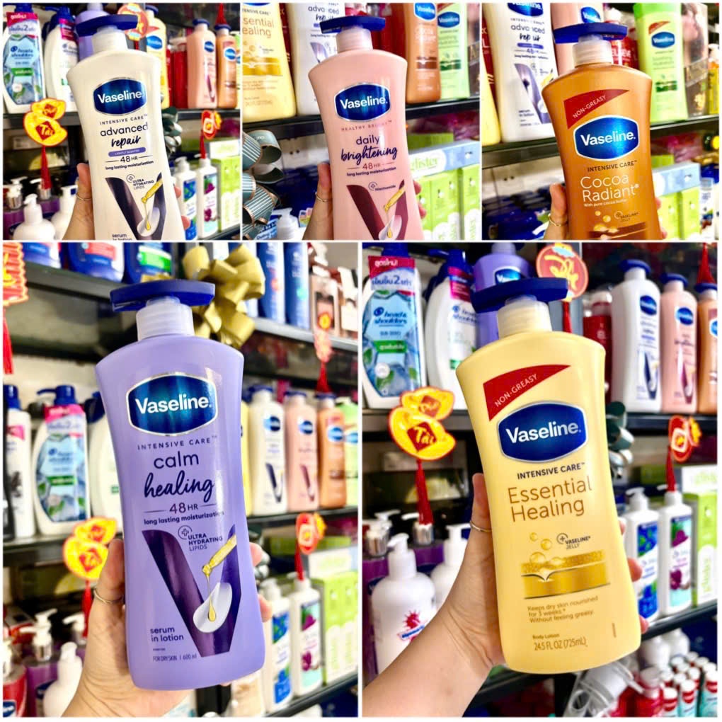 Sữa Dưỡng Thể Vaseline Mỹ Healthy Bright Daily Brightening Even Tone Lotion 725ml