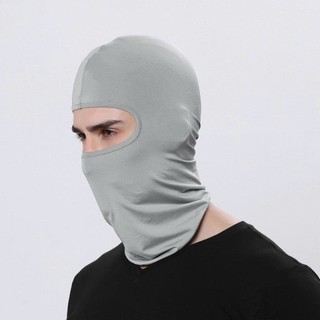 Khăn trùm đầu ninja màu đen-Khăn ninja vải thun co giản tốt dùng để đội mũ bảo hiểm đi chơi,đi phượt