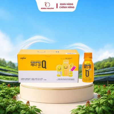 Nước uống giải rượu, kiểm soát cơn say Hàn Quốc Ready Q – 10 chai x 100ml Jung Kwan Jang