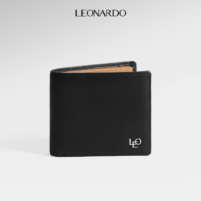 Ví Da Nam Leonardo Ví Silas, Chất Liệu Da Microfiber Bền Bỉ Kháng Nước