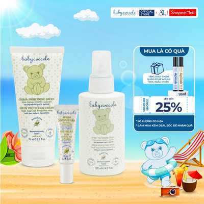 Combo chống muỗi và côn trùng đốt Babycoccole 0M+ cho bé từ sơ sinh và cả gia đình