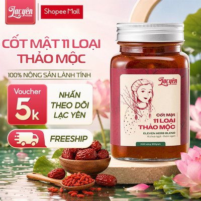 Cốt Mật 11 Loại Thảo Mộc Đạt Chứng Nhận ISO 22000 Lạc Yên Foods Thơm Đậm Táo Đỏ Thảo Mộc Tự Nhiên