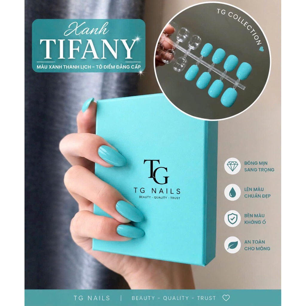 Sơn gel xanh Tifany TG