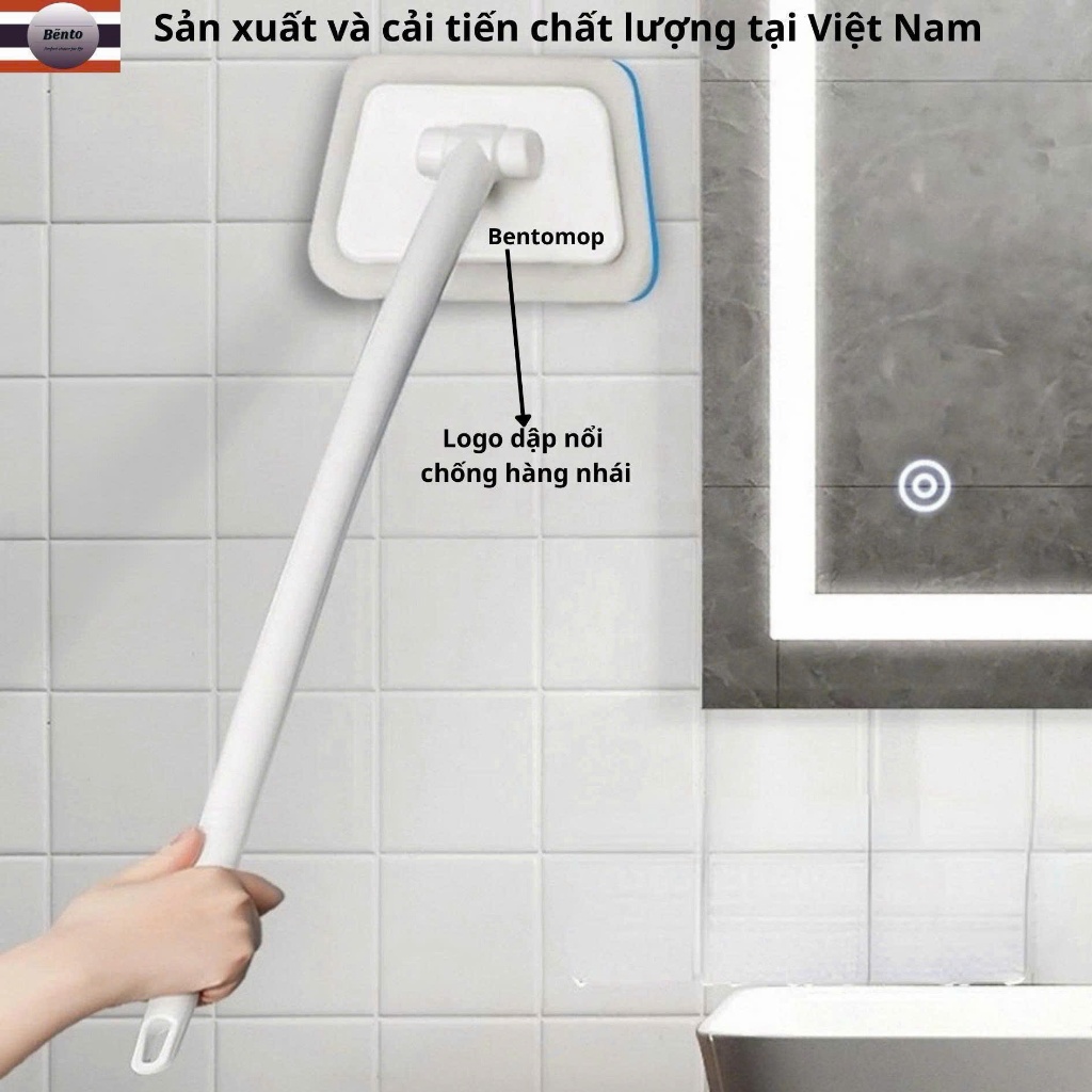 Bentomop - Bàn Chải Bồn Tắm, kê tắm, Phòng Tắm, Bàn Chải Cọ Rửa Sàn Nhà Tắm…