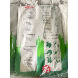 25kg cỏ viên alfalfa size to cho ngựa, dê , thỏ