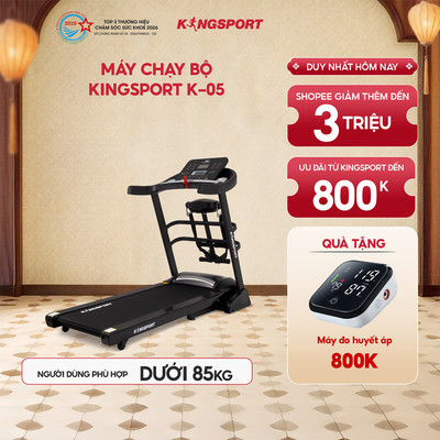 CHỈ GIAO MIỀN BẮC | Máy chạy KINGSPORT Legend K-05 Đa năng Màn Hình LCD, Kết Nối Bluetooth