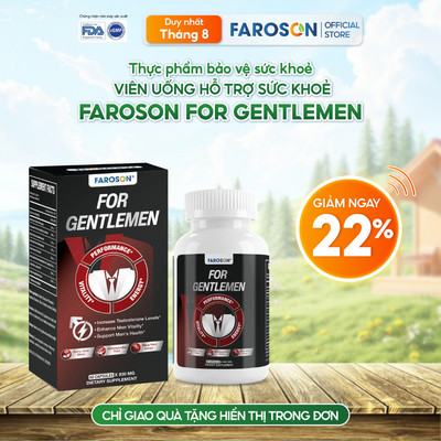 TPBVSK Viên Uống Hỗ Trợ Sức Khoẻ FAROSON FOR GENTLEMEN hộp 60 viên
