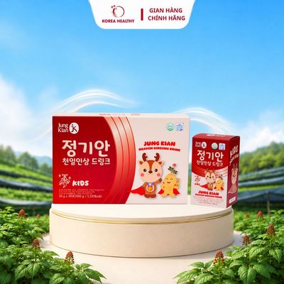 Nước hồng sâm trẻ em Hàn Quốc lộc nhung hươu non Jung Kian – 30 gói x 30g