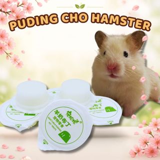 Combo 6 bánh Pudding sữa dê vỗ béo cho Hamster, Sóc cao cấp
