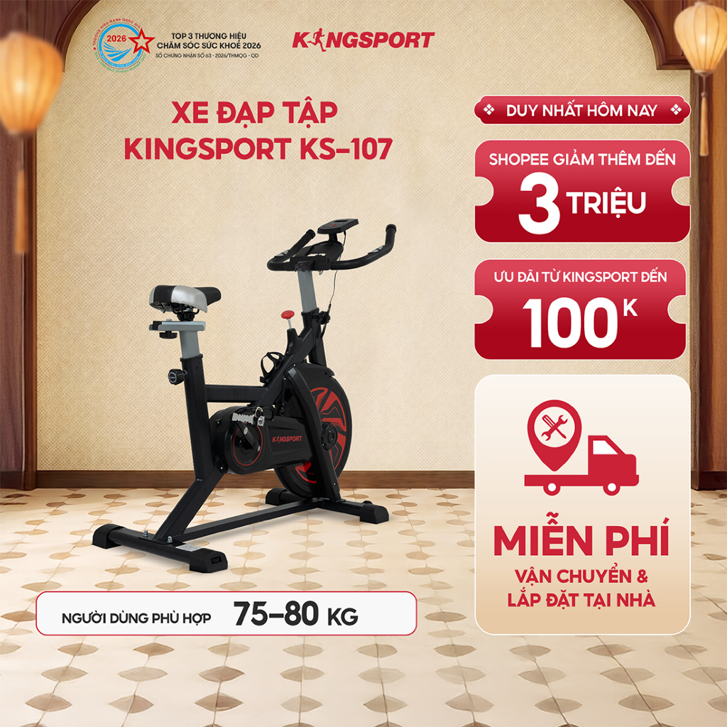 Xe đạp tập KingSport KS-107 - Giải pháp tập luyện tại nhà hiệu quả