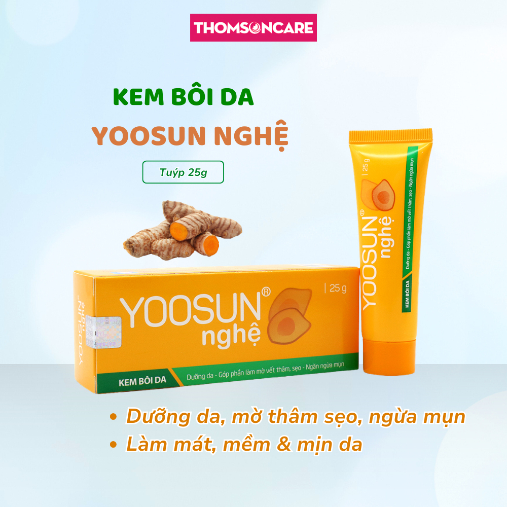 Kem nghệ Yoosun - ngừa mụn, ngừa sẹo từ tinh chất nghệ, có thêm vaseline dưỡng da, làm mềm mịn da