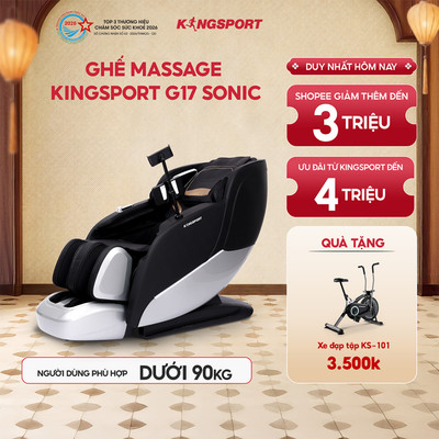 Ghế massage KINGSPORT G17 Sonic công nghệ massage Kingtech Touch Pro, công nghệ massage sóng âm