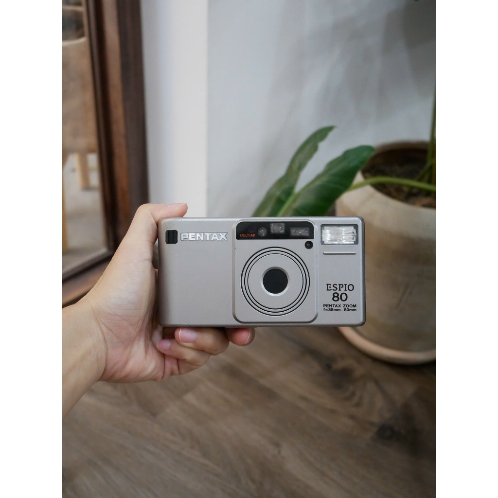 Máy ảnh film Pentax Espio 80 màu bạc
