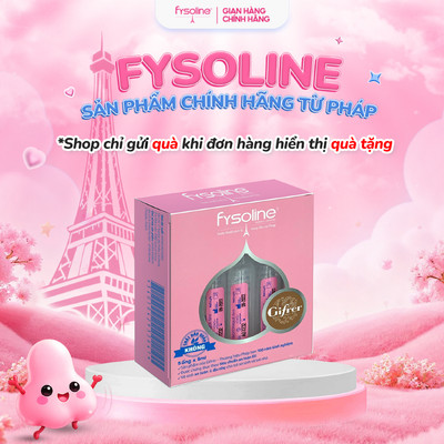 Nước muối sinh lý Pháp Fysoline vệ sinh mắt, mũi, miệng cho bé hộp 5 ống x 5ml