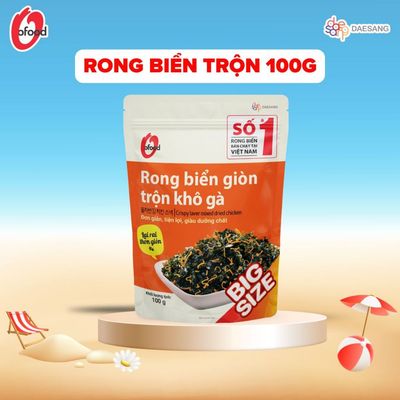 [BIG SIZE 100G] Rong Biển Giòn O’food khô gà – Snack Rong Biển Hàn Quốc – Ăn Liền Tiện Lợi