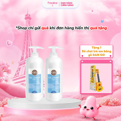 Combo 2 Sữa Tắm Gội Gifrer 500ml Cho Bé 2 Trong 1 Dịu Nhẹ Dưỡng Ẩm Chiết Xuất Cúc Vạn Thọ - Fysoline
