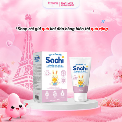 Kem dưỡng ẩm hàng ngày Sachi 30g cho bé - Giữ ẩm dịu nhẹ, cho da mềm nịn