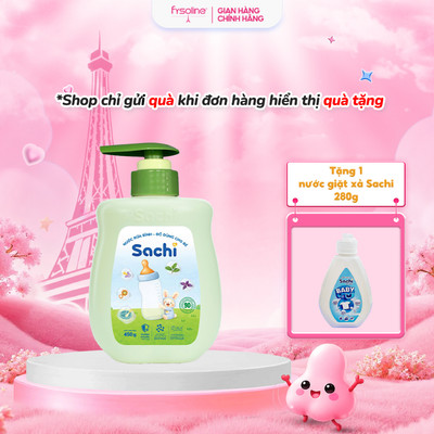 Nước rửa bình -  Đồ dùng cho bé SACHI 450g
