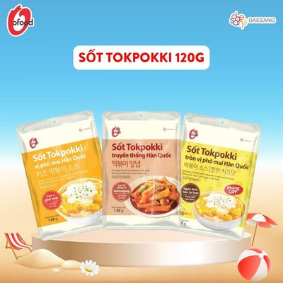 [O'FOOD VN] SỐT TOKBOKKI (TOKBOKKI) HÀN QUỐC O'FOOD 120G – SỐT BÁNH GẠO HÀN QUỐC ĐẬM ĐÀ, TIỆN LỢI