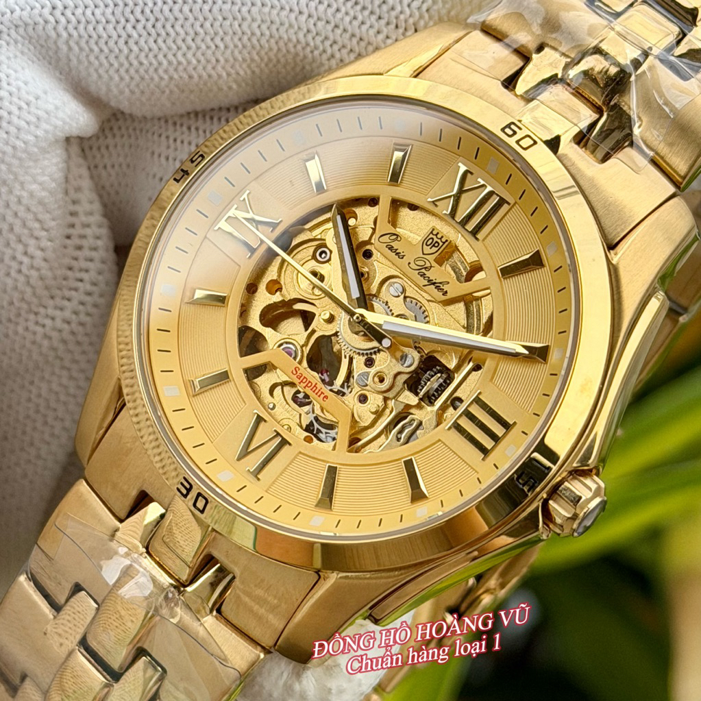 Đồng hồ thời trang cơ AUTOMATIC OP chuẩn Nhật. Kính sapphire. Size 42mm