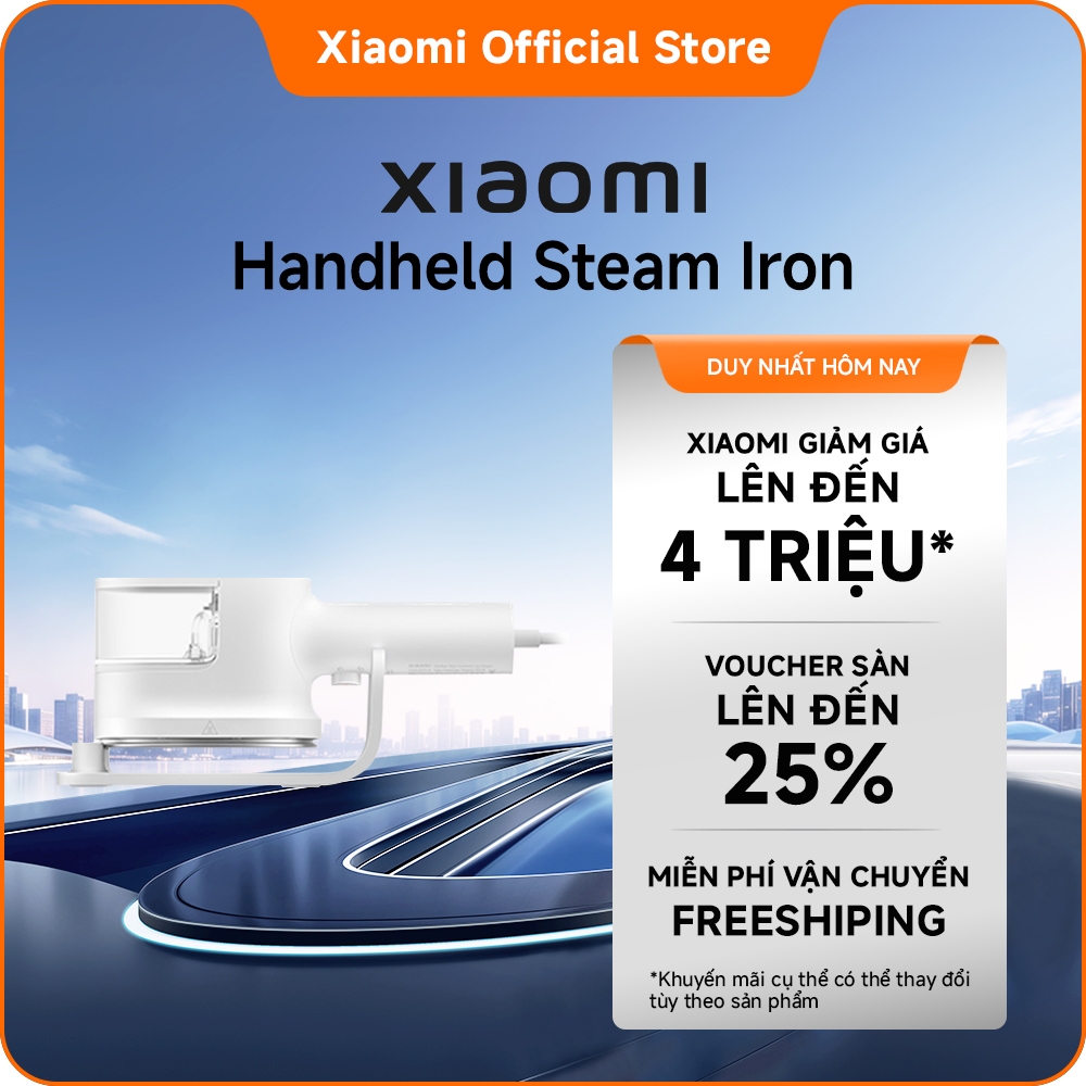 Bàn là hơi nước cầm tay Xiaomi｜Tăng tốc độ tạo hơi nước｜Có thể sử dụng theo chiều dọc và chiều ngang