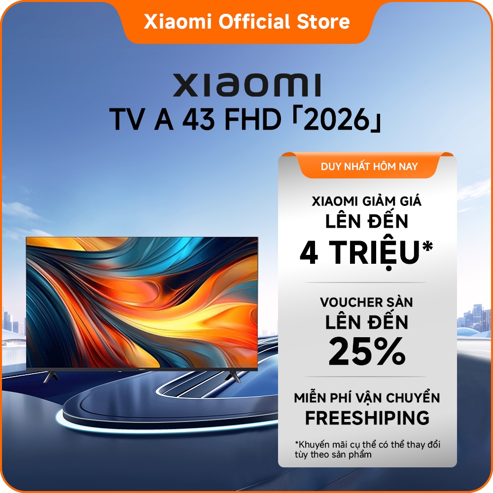 Xiaomi TV A 43 FHD 2026 | Màn hình bảo vệ mắt với chất lượng hình ảnh vượt trội