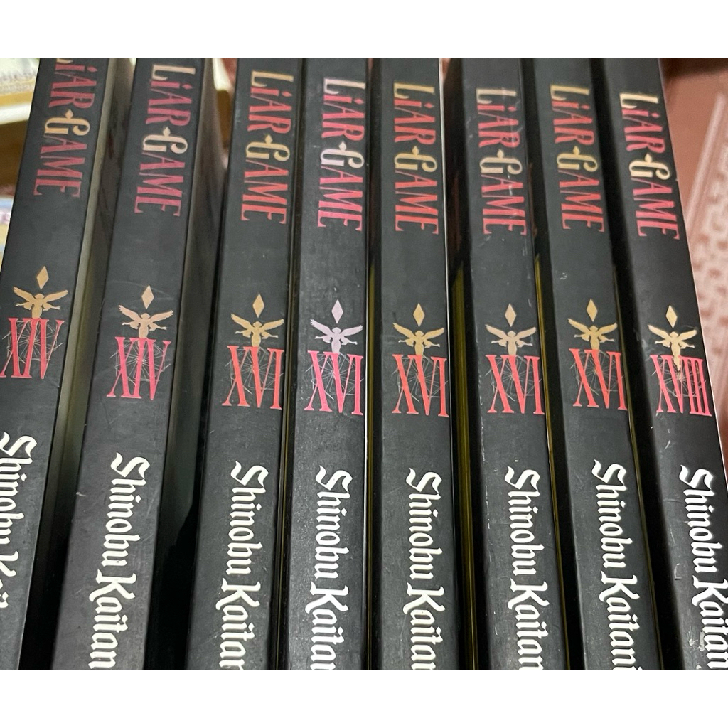sổ tay Liar game bản in đầu lẻ tập 14 16 18 có ố ghép bộ