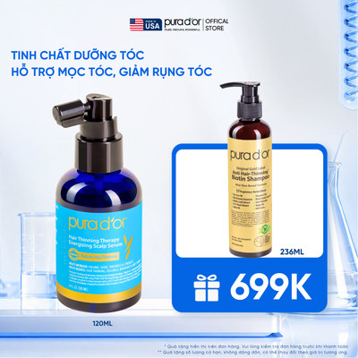 Tinh Chất Hữu Cơ Dưỡng Tóc, Giảm Rụng Tóc, Kích Mọc Tóc, Nang tóc chắc khoẻ Therapy Energizing Scalp 120ml