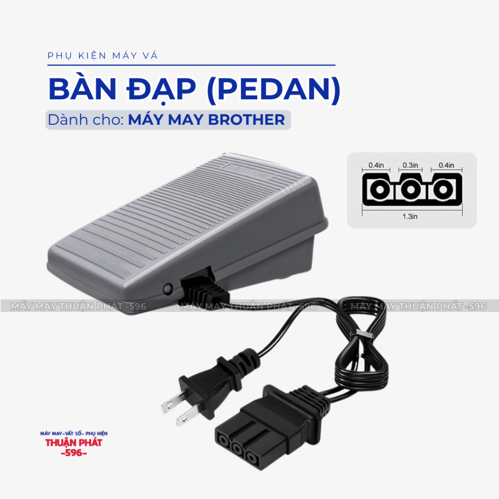 Bàn Đạp, Cóc Đạp Của Máy May Brother AS2730S, GS2700, GS2500, JA1400, JK17B,...