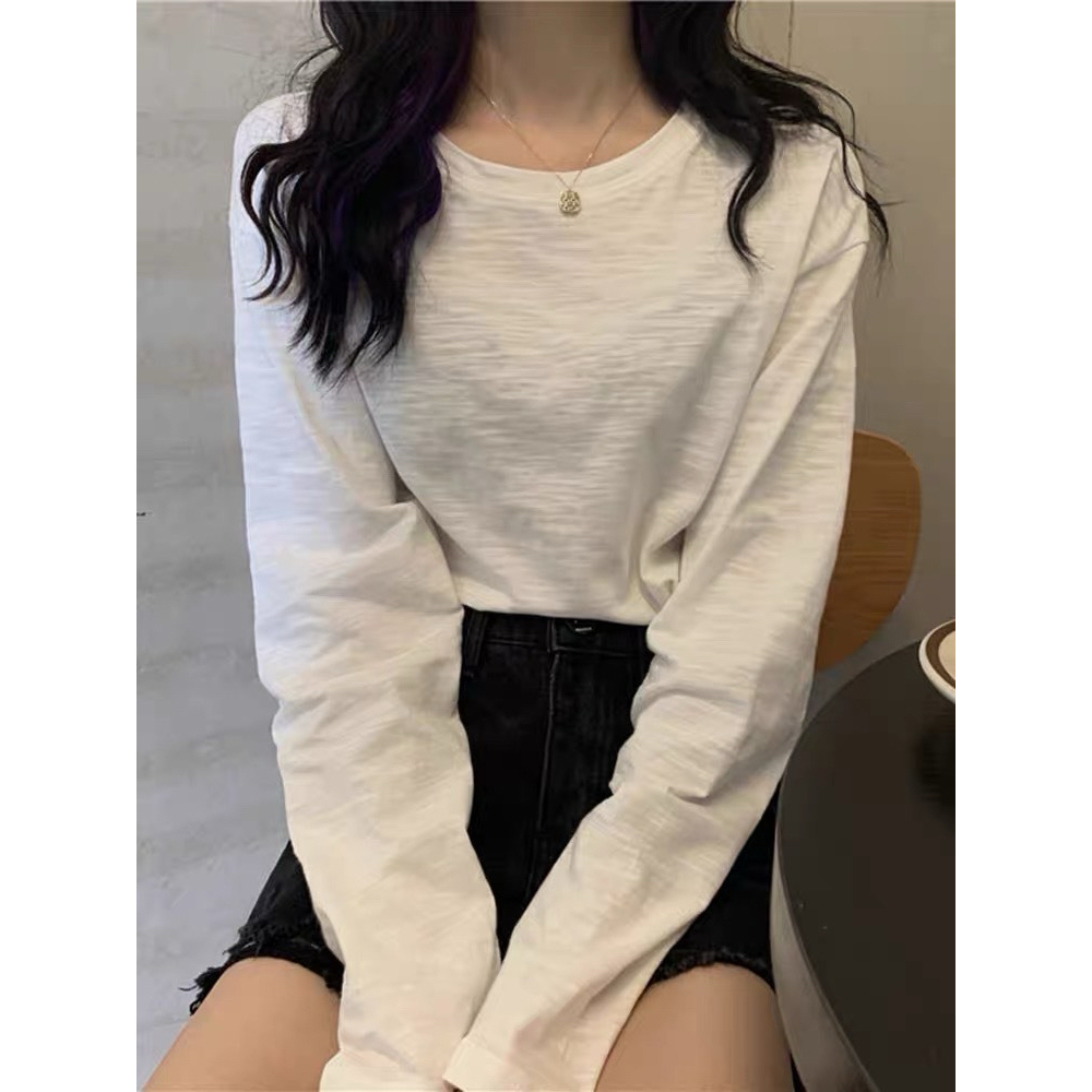 Áo Thun Tay Dài Cổ Tròn Nữ Chất Xược Mùa Thu NEONVN - Áo tay dài chất xược cotton,áo dài tay thun gi