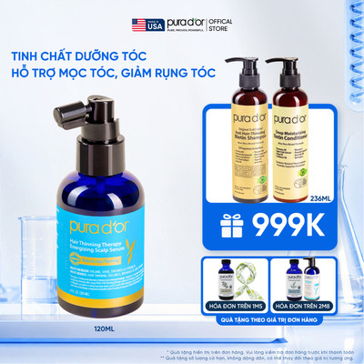 Tinh Chất Hữu Cơ Dưỡng Tóc, Giảm Rụng Tóc, Kích Mọc Tóc, Nang tóc chắc khoẻ Therapy Energizing Scalp 120ml