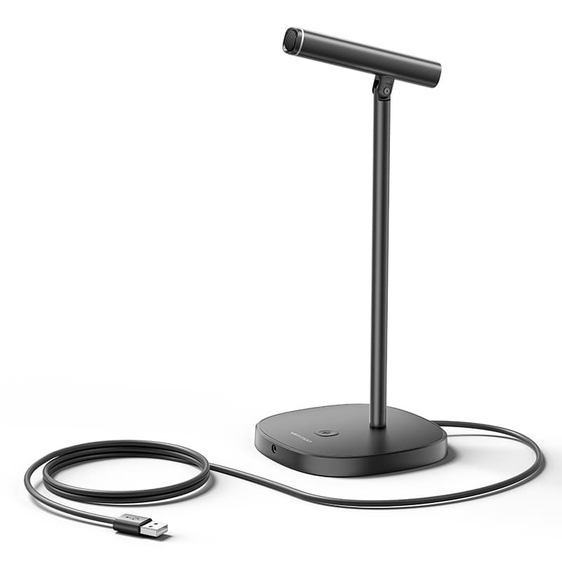 Micrô Để Bàn USB VENTION NCC (Noise-Cancelling Tech, Mute Switch, Earphones Supported)