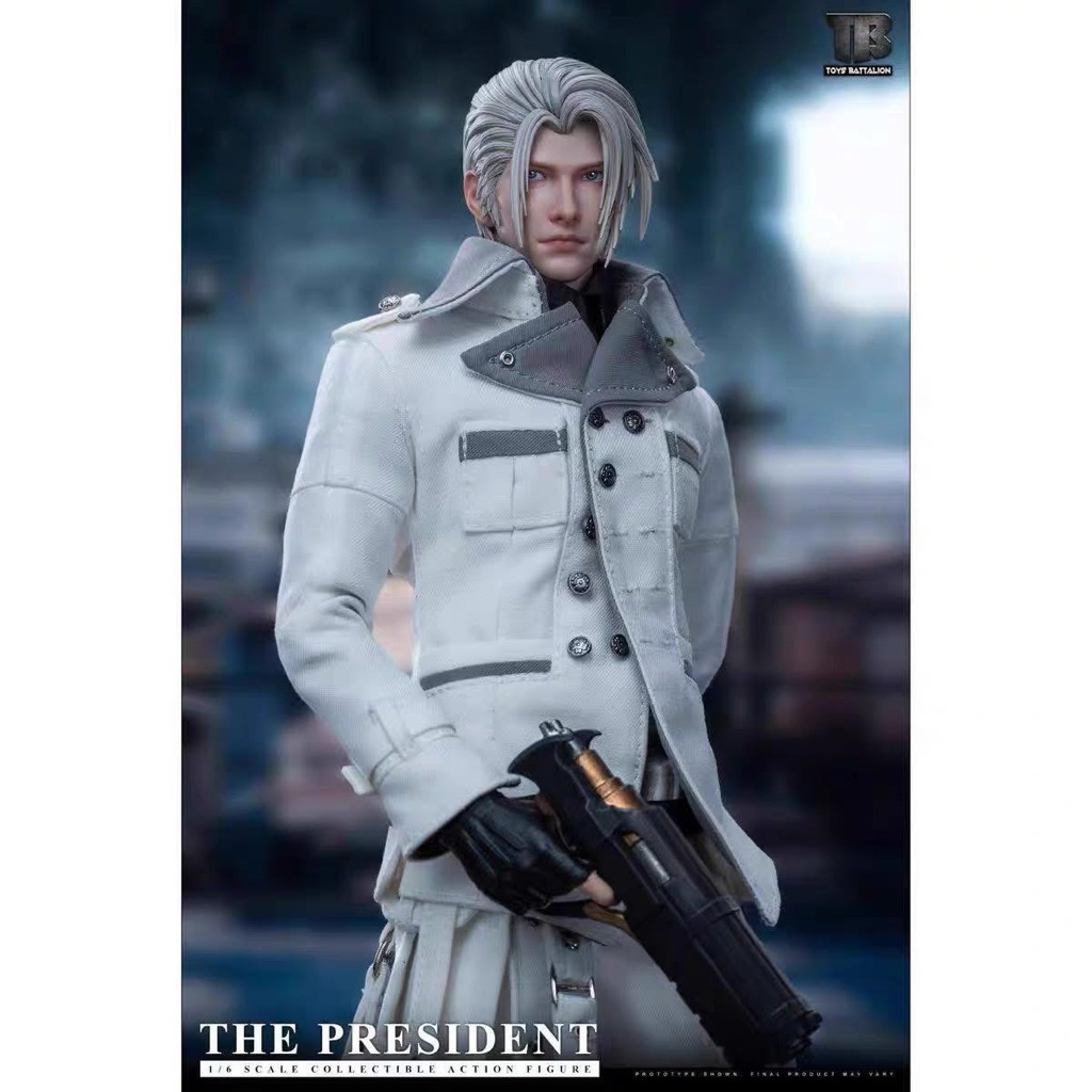 MÔ HÌNH FINAL FANTASY 7 - RUFUS , LENO , RUDE - 1/6 ACTION FIGURE .