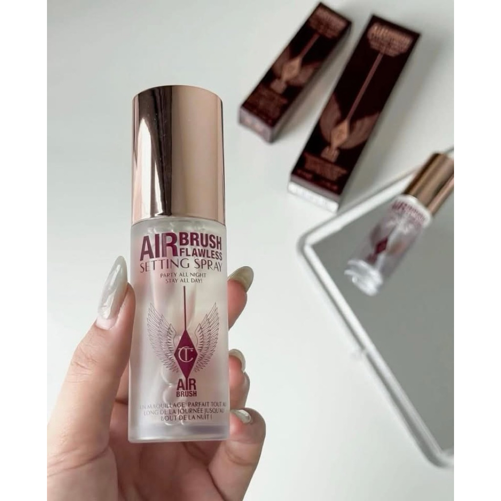(Tem Trung) Xịt Khoá Makeup CT 𝐀𝐢𝐫𝐛𝐫𝐮𝐬𝐡 𝐅𝐥𝐚𝐰𝐥𝐞𝐬𝐬 𝐒𝐞𝐭𝐭𝐢𝐧𝐠 𝐒𝐩𝐫𝐚𝐲