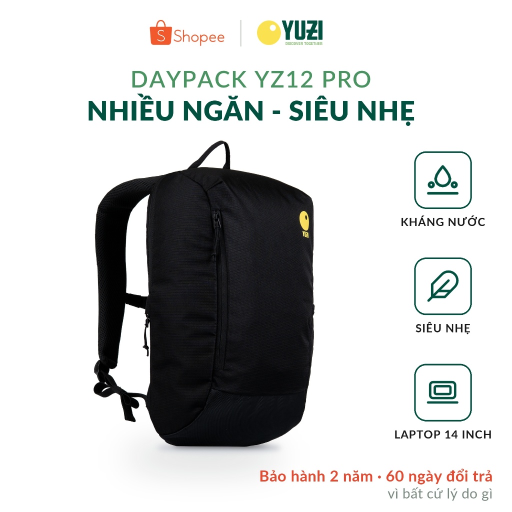 Balo sử dụng hàng ngày YUZI DAYPACK MODERN YZ12 PRO chất liệu cao cấp, thanh lịch, êm ái