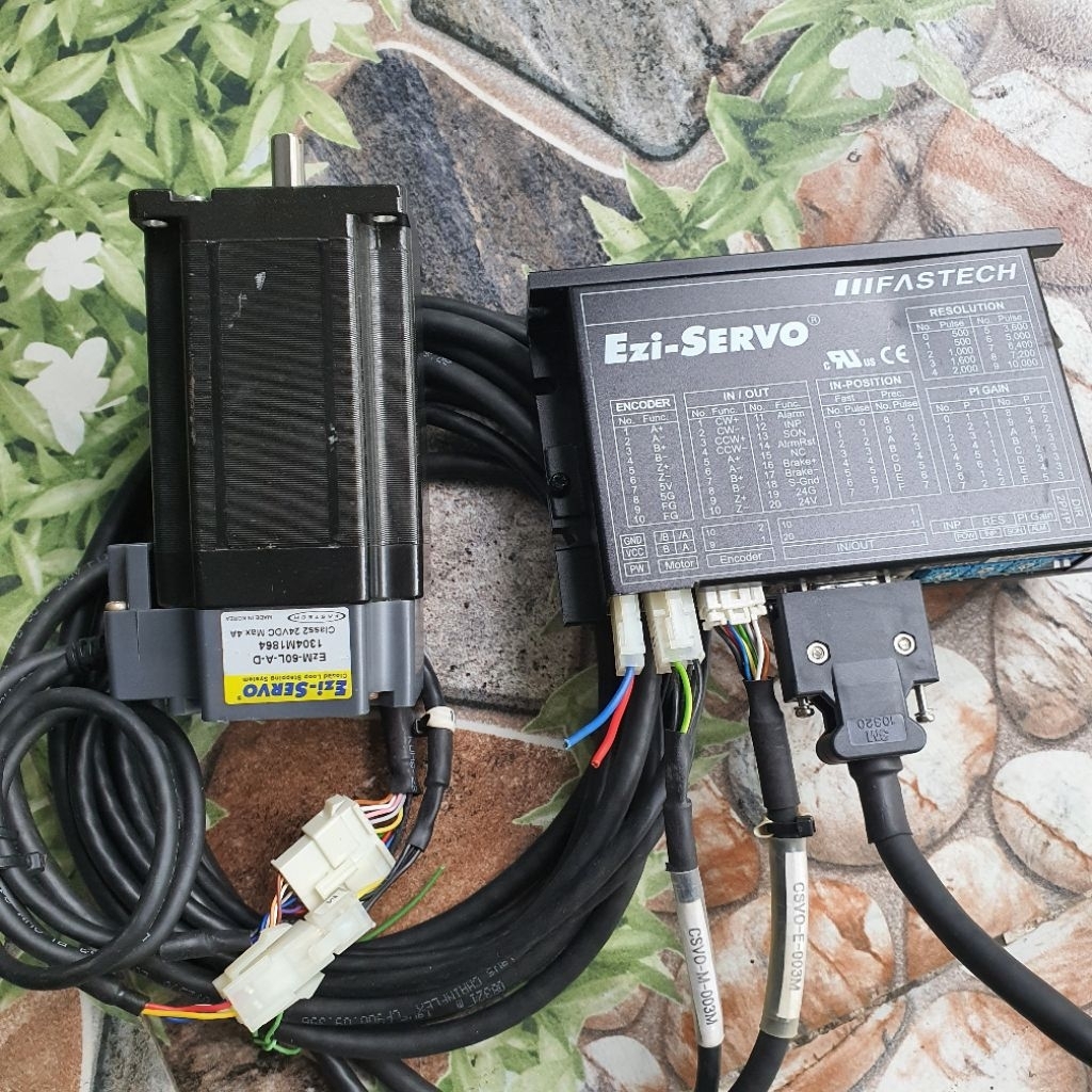 Bộ Ezi Servo 60L-A-D Fastech, Chạy Xung Lực 2,4 N.m (encoder 10000 ppr)