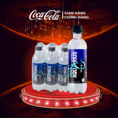 Lốc 6 Chai Nước Điện Giải Bù Khoáng Không Đường Aquarius Zero 390ml/Chai Sale 8.8_SP