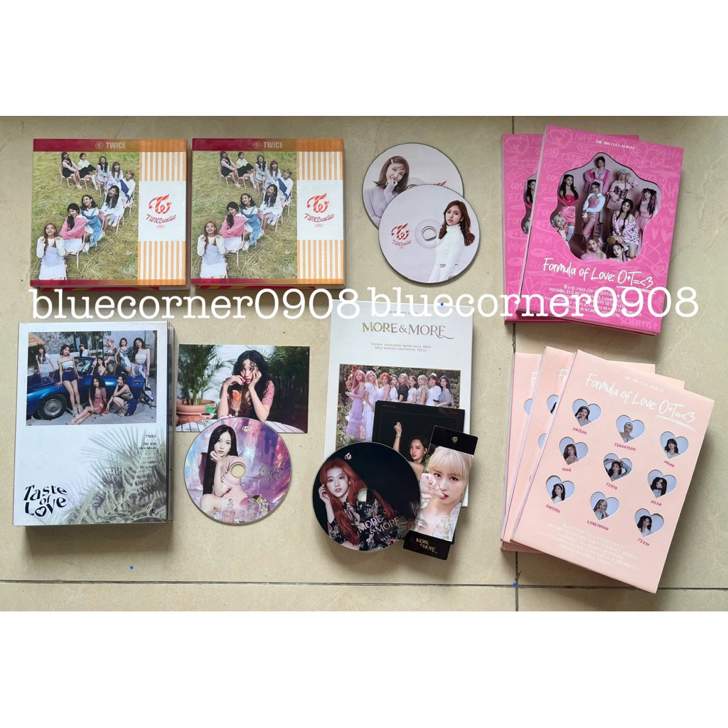 ALBUM ẢNH FORMULA OF LOVE, LANE 1, TASTE OF LOVE, MORE AND MORE NAYEON MOMO SANA MINA CHAEYOUNG JIHY