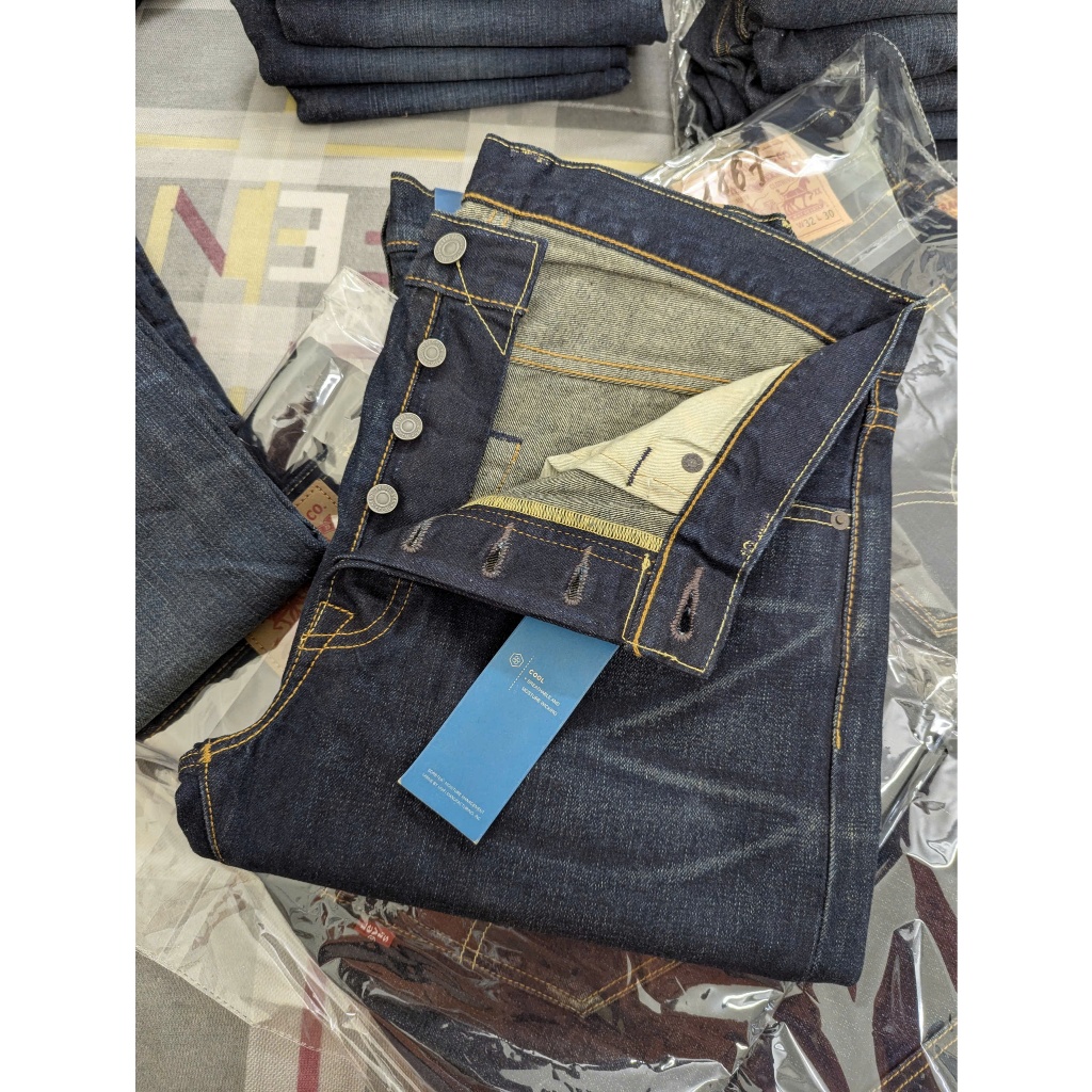 Quần jean nam Lv 501 Original ống suông