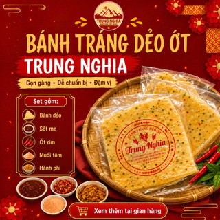Bánh tráng dẽo ớt cay trung nghĩa