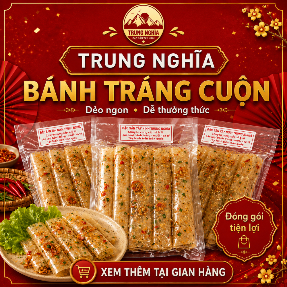 Bánh Dẽo Cuốn Hành Phi Lớn. Trung Nghĩa