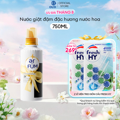 Nước Giặt Đậm Đặc Arfum Hương Nước Hoa Cho Len, Lụa, Linen, Cotton & Quần Áo Trẻ Em (750ml/ Chai)