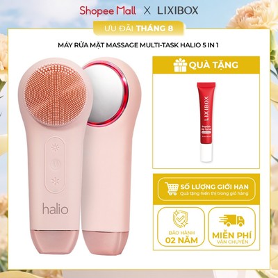 [SPLIVE] Máy Rửa Mặt Massage Tích Hợp Liệu Pháp Ánh Sáng Và Nhiệt Halio Multi-task Cleansing & Massaging
