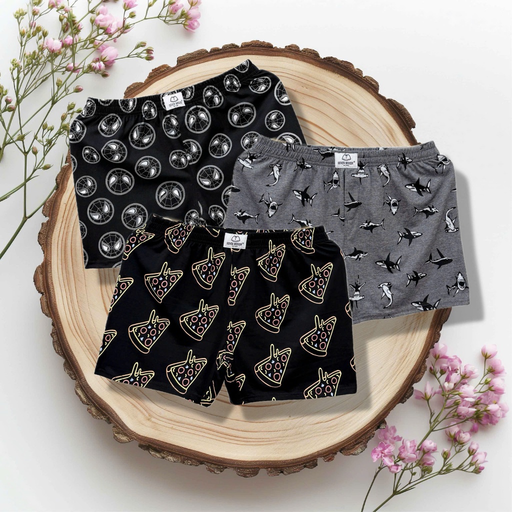 COMBO 3 Quần đùi nam thun cotton từ 45-90kg