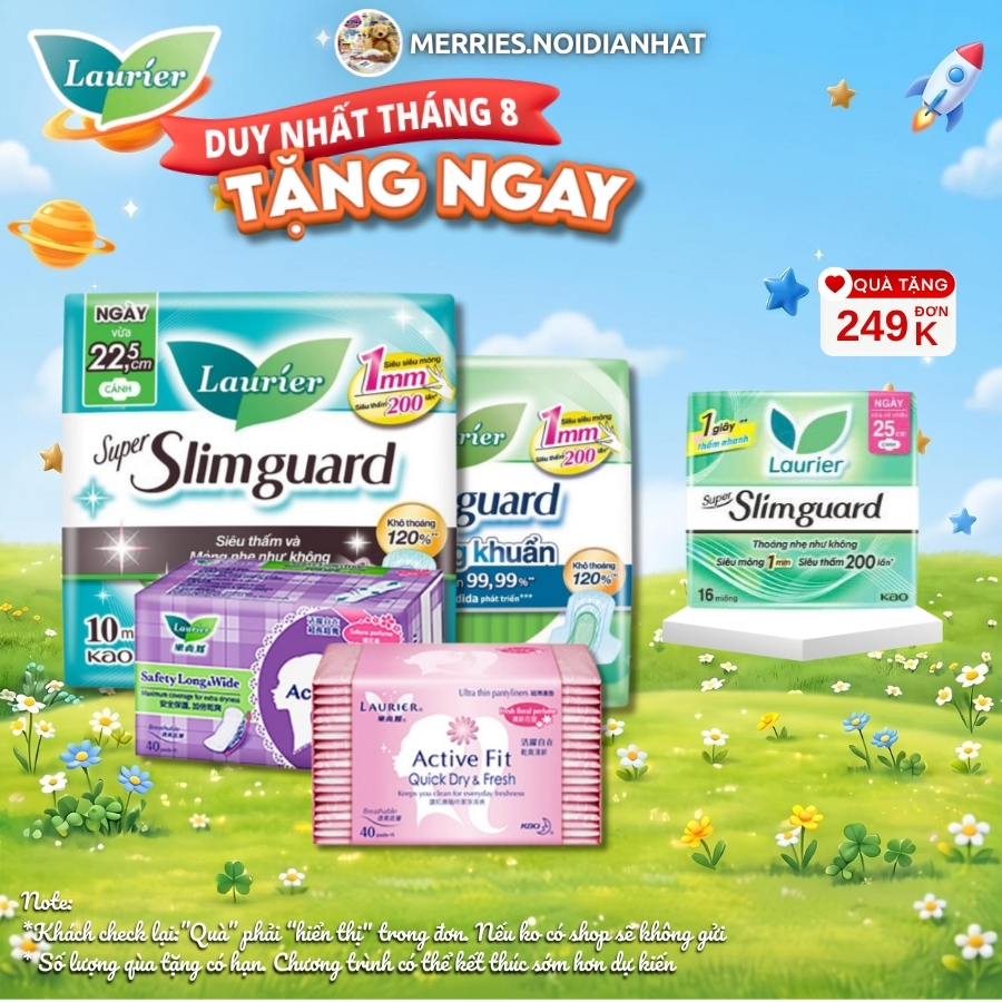 [CHÍNH HÃNG] LAURIER Băng Vệ Sinh Ngày và Đêm Siêu thấm, khô thoáng, cánh, không cánh, quần Laurier.