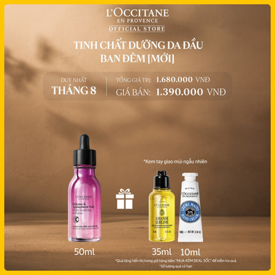 [Phiên Bản Mới] Tinh Chất Dưỡng Da Đầu Ban Đêm L'Occitane Scalp Night Serum 50ml