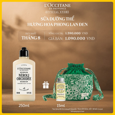 Sữa Dưỡng Thể Hương Hoa L'Occitane Body Lotion Giúp Dưỡng Ẩm Làm Mềm Da 250ml