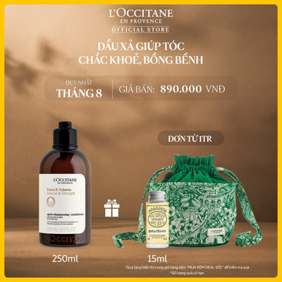 Dầu Xả Nuôi Dưỡng Tóc Bồng Bềnh Và Chắc Khoẻ L'Occitane VD Conditioner 250ML